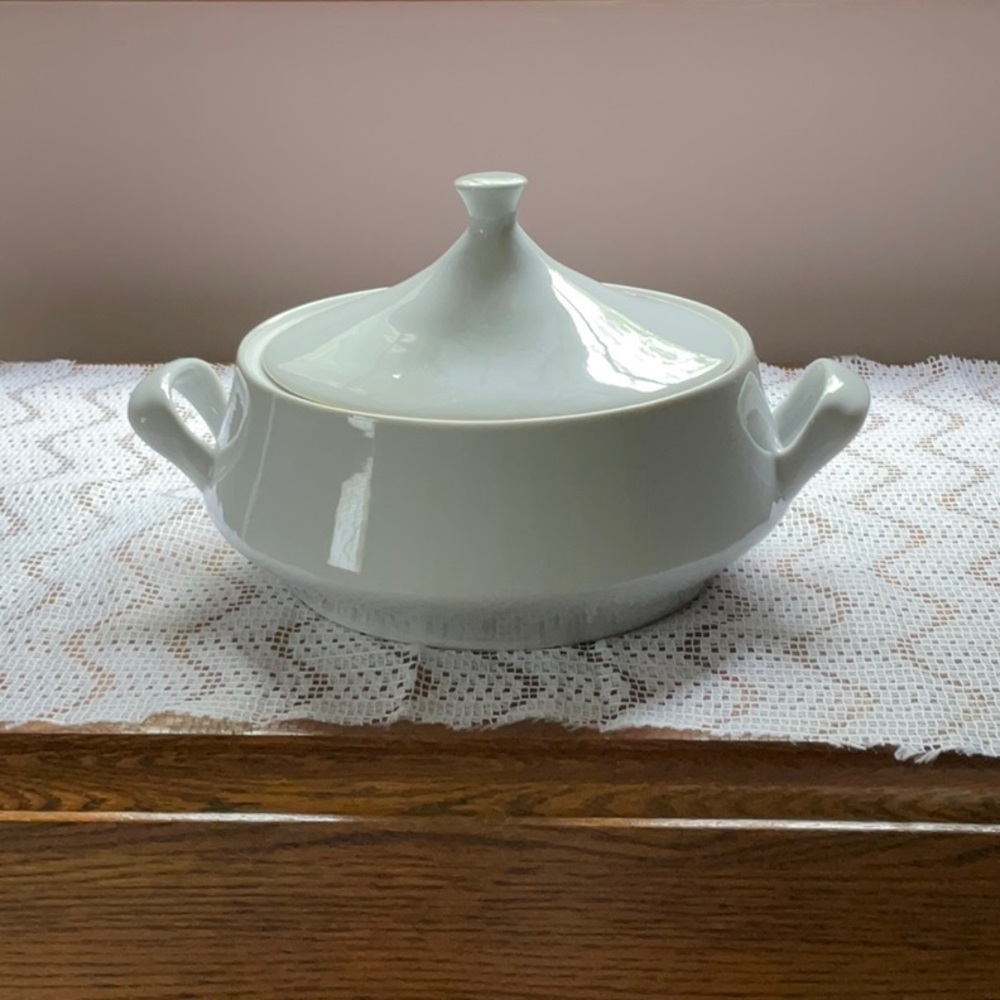 Elegant Covered Vegetable Serving Dish